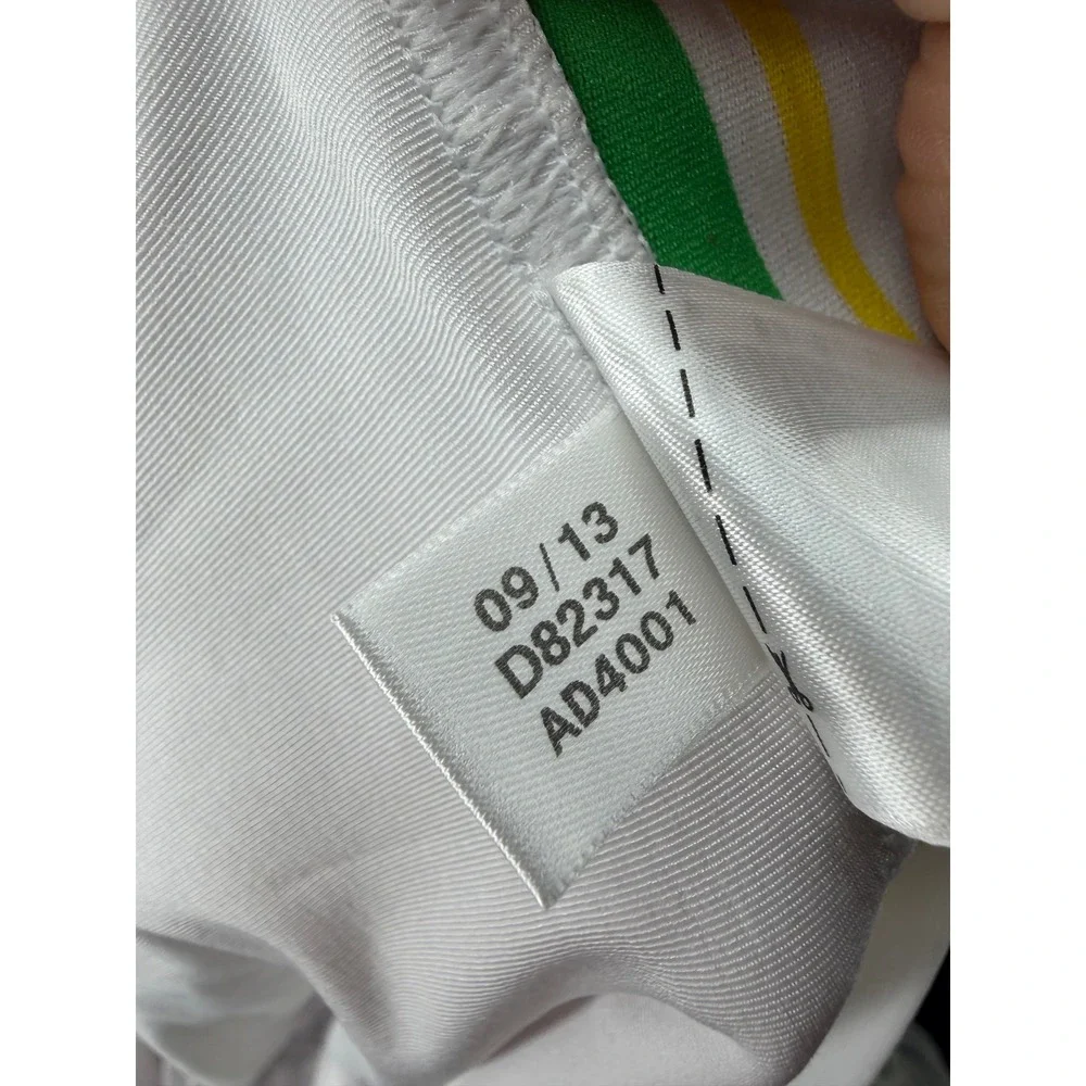 Adidas Stella McCartney Barricade Tennis Skirt Womens L 40L White Ruffle Green